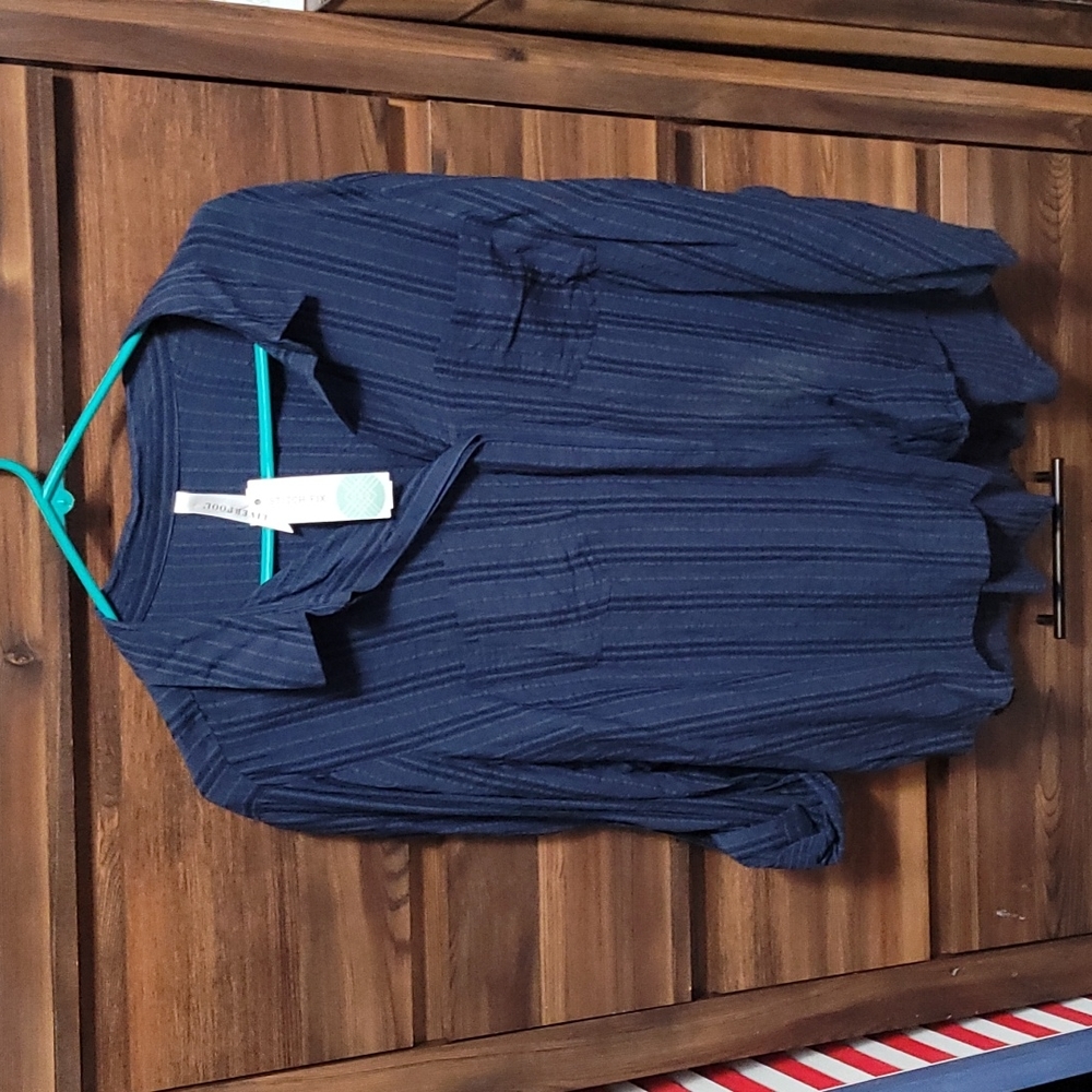 Navy blue blouse